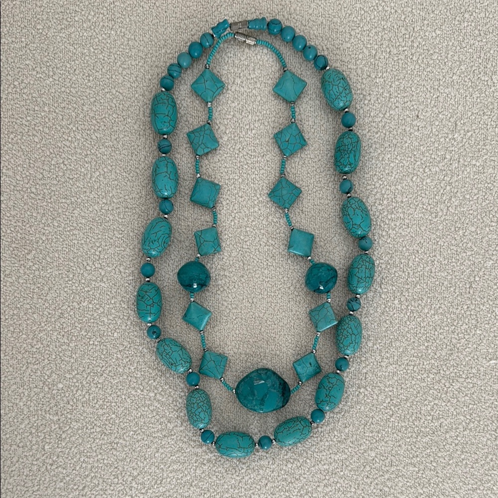 Turquoise Beaded Necklace